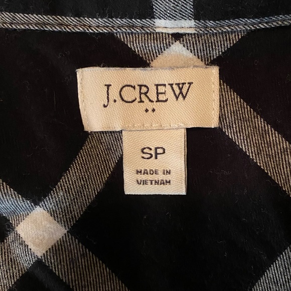 J. Crew Factory Plaid Flannel, size XS - Picture 3 of 7